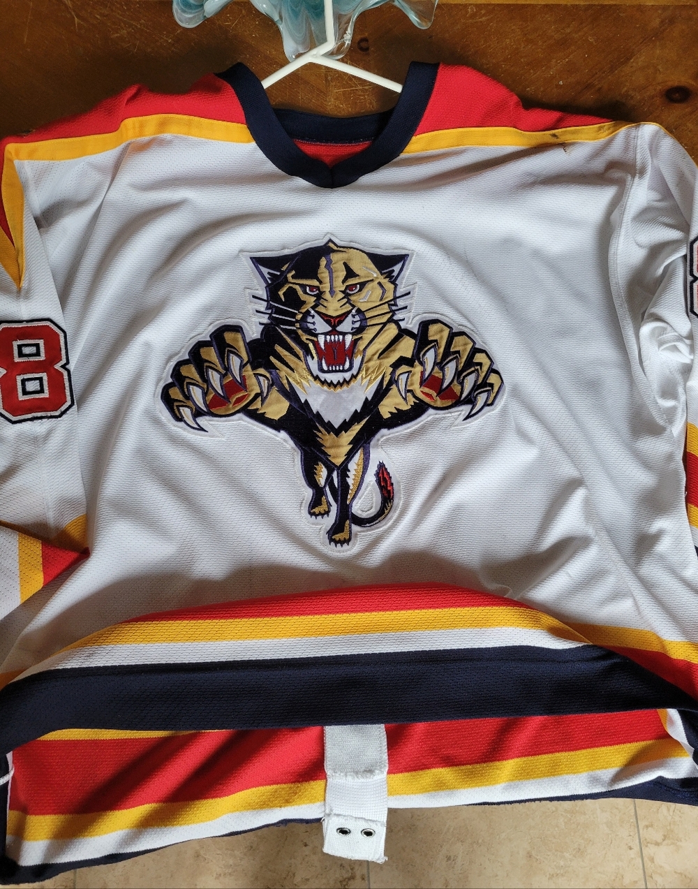 Peter Worrell GAME USED with Strap,As Is,bought From PANTHERS Arena,No RECIEPT